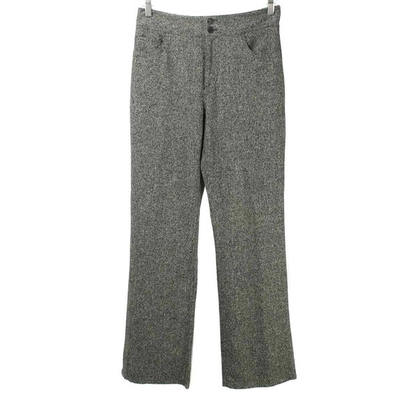 Chico's Pants - CHICO'S Dark Gray Tweed Bistro Wide Leg Trouser Pant NWT Women's Chicos 0